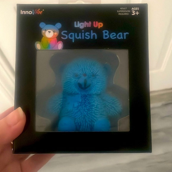 Light up Squish Bear NIB - Picture 1 of 3